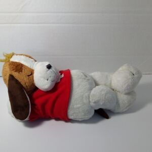 Edelweiss Sleeping Rescue Dog Stuffed Animal Plush*Not Working*